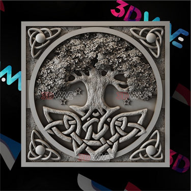 Tree of life 3d stl - 3DWave.us